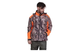 Τζάκετ Softshell Φυλλωσιά με Πορτοκαλί