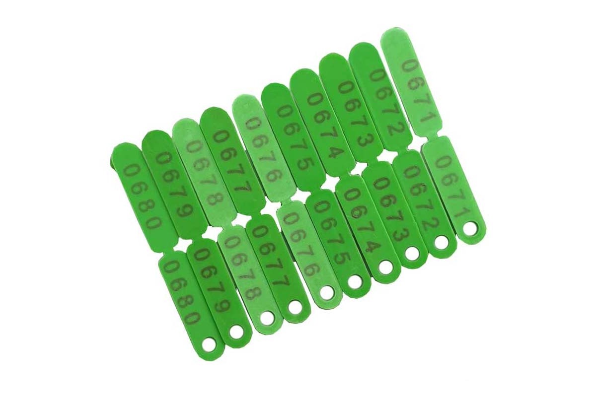 Ενώτια Σήμανσης Παραγωγικών Ζώων - Πράσινα 04K79