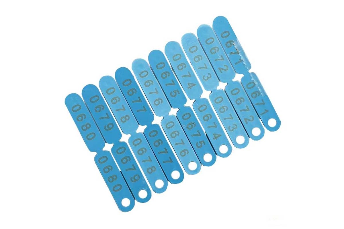 Ενώτια Σήμανσης Παραγωγικών Ζώων - Γαλάζια 04K83