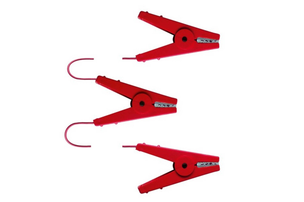 Καλώδιο - τσιμπίδα κόκκινη τριπλή Καλώδιο - τσιμπίδα κόκκινη τριπλή