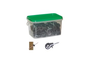 Μονωτήρας για ξύλινο φράχτη σε σακουλάκι των 50 τεμ. Μονωτήρας για ξύλινο φράχτη σε σακουλάκι των 50 τεμ.