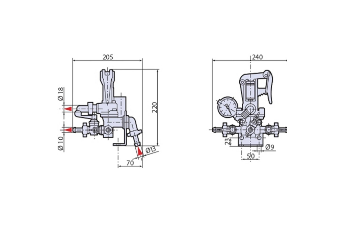 Χειριστήριο Τουρμπίνας AR GI 40